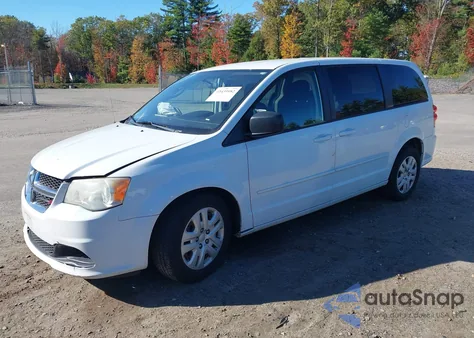 2013 Dodge Grand Caravan Se из США, поврежденный, VIN 2C4RDGBG5DR814008